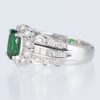 グリーンガーネット×ダイヤモンド プラチナリング GG: 1.29 ct D: 1.07ct Pt900 - 画像 (3)