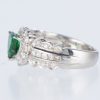 グリーンガーネット×ダイヤモンド プラチナリング GG: 1.08 ct D: 0.72ct Pt900 - 画像 (3)