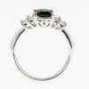 1ct グリーンガーネットプラチナリング(GG:1.18ct D:0.40ct Pt900) - 画像 (3)