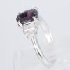 バイオレットスターサファイアxダイヤモンド プラチナリング VS: 1.73 ct D: 0.38ct Pt900 - 画像 (4)