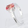 オレンジサファイアxダイヤモンド プラチナリング OS: 1.488 ct D: 0.32ct Pt900 - 画像 (4)