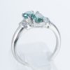 アレキサンドライトxダイヤモンド プラチナリング Al: 1.15 ct D: 0.09ct Pt900
