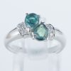 アレキサンドライトxダイヤモンド プラチナリング Al: 1.15 ct D: 0.09ct Pt900