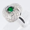 グリーンガーネット×ダイヤモンド プラチナリング GG: 1.05 ct D: 0.63ct Pt900 - 画像 (6)
