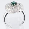 グリーンガーネット×ダイヤモンド プラチナリング GG: 1.05 ct D: 0.63ct Pt900 - 画像 (7)