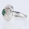 グリーンガーネット×ダイヤモンド プラチナリング GG: 1.05 ct D: 0.63ct Pt900 - 画像 (3)