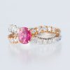 ルビー×ダイヤモンド イエローゴールドプラチナリング R:1.104ct D: 0.58ct - 画像 (2)