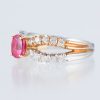 ルビー×ダイヤモンド イエローゴールドプラチナリング R:1.104ct D: 0.58ct - 画像 (3)