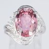 ピンクトルマリンxダイヤモンド プラチナリング PT: 7.16 ct D: 0.48ct Pt900 - 画像 (2)