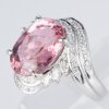 ピンクトルマリンxダイヤモンド プラチナリング PT: 7.16 ct D: 0.48ct Pt900 - 画像 (3)
