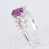 サファイアxダイヤモンド プラチナリング S: 0.958 ct D: 0.45ct Pt900 - 画像 (4)