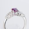 サファイアxダイヤモンド プラチナリング S: 0.958 ct D: 0.45ct Pt900 - 画像 (5)