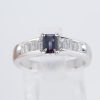 サファイアxダイヤモンド プラチナリング S: 0.66 ct D: 0.52ct Pt900 - 画像 (2)