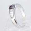 サファイアxダイヤモンド プラチナリング S: 0.66 ct D: 0.52ct Pt900 - 画像 (4)