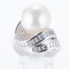 13mm 南洋パールプラチナリング 13mm D:1.60ct Pt900 - 画像 (2)