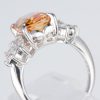 インペリアルトパーズxダイヤモンド プラチナリング Ito: 5.15 ct D: 0.54ct Pt900 - 画像 (5)