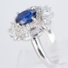 サファイアxダイヤモンド プラチナリング S: 2 ct D: 1.05ct Pt900 - 画像 (4)