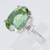 トルマリンxダイヤモンド プラチナリング Tm: 9.58 ct D: 0.5ct Pt900 - 画像 (3)