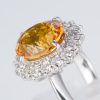ベリルxダイヤモンド プラチナリング B: 5.42 ct D: 1.26ct Pt900 - 画像 (4)
