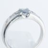 サイドダイヤモンド アレキサンドライトxダイヤモンド プラチナリング Al: 0.48 ct D: 0.33ct Pt900