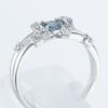アレキサンドライトxダイヤモンド プラチナリング Al: 0.23 ct D: 0.13ct Pt900