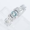 アレキサンドライトxダイヤモンド プラチナリング Al: 0.23 ct D: 0.13ct Pt900