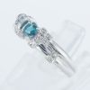 アレキサンドライトxダイヤモンド プラチナリング Al: 0.23 ct D: 0.13ct Pt900