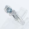 アレキサンドライトxダイヤモンド プラチナリング Al: 0.23 ct D: 0.13ct Pt900
