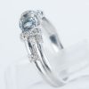 アレキサンドライトxダイヤモンド プラチナリング Al: 0.23 ct D: 0.13ct Pt900