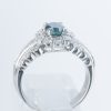 スプレンダー アレキサンドライトxダイヤモンド プラチナリング (Al: 0.8 ct D: 0.85ct Pt900)