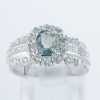 スプレンダー アレキサンドライトxダイヤモンド プラチナリング (Al: 0.8 ct D: 0.85ct Pt900)