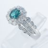 スプレンダー アレキサンドライトxダイヤモンド プラチナリング (Al: 0.8 ct D: 0.85ct Pt900)