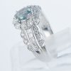 スプレンダー アレキサンドライトxダイヤモンド プラチナリング (Al: 0.8 ct D: 0.85ct Pt900)