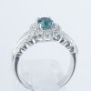 スプレンダー アレキサンドライトxダイヤモンド プラチナリング (Al: 0.8 ct D: 0.85ct Pt900)