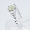 ステップ キャッツアイxダイヤモンド プラチナリング C: 1.45 ct D: 0.4ct Pt900