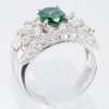 グリーンガーネット×ダイヤモンド プラチナリング GG: 1.35 ct D: 0.88ct Pt900 - 画像 (7)