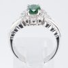 1ct グリーンガーネットプラチナリング(GG:1.08ct D:1.07ct Pt900) - 画像 (7)