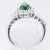 グリーンガーネット×ダイヤモンド プラチナリング GG: 0.85 ct D: 0.82ct Pt900 - 画像 (6)