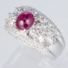 ルビーxダイヤモンド プラチナリング R: 1.73 ct D: 0.8ct Pt900 - 画像 (3)