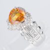 イエローサファイアxダイヤモンド プラチナリング YS: 2.75 ct D: 1.48ct Pt900 - 画像 (3)