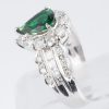 グリーンガーネット×ダイヤモンド プラチナリング GG: 1.11 ct D: 1.03ct Pt900 - 画像 (7)