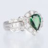 グリーンガーネット×ダイヤモンド プラチナリング GG: 1.11 ct D: 1.03ct Pt900 - 画像 (3)