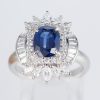 サファイアxダイヤモンド プラチナリング S: 1.95 ct D: 1.08ct Pt900 - 画像 (2)