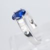 サファイアxダイヤモンド プラチナリング S: 1.25 ct D: 0.43ct Pt900 - 画像 (4)