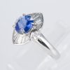 サファイアxダイヤモンド プラチナリング S: 1.4 ct D: 0.54ct Pt900 - 画像 (3)