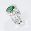 グリーンガーネット×ダイヤモンド プラチナリング GG: 1.05 ct D: 0.80ct Pt900 - 画像 (6)