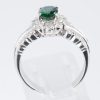 グリーンガーネット×ダイヤモンド プラチナリング GG: 1.05 ct D: 0.80ct Pt900 - 画像 (7)