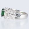 グリーンガーネット×ダイヤモンド プラチナリング GG: 1.05 ct D: 0.80ct Pt900 - 画像 (3)
