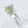 キャッツアイxダイヤモンド プラチナリング C: 1.5 ct D: 0.36ct Pt900