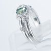 アレキサンドライトxダイヤモンド プラチナリング Al: 0.55 ct D: 0.16ct Pt900